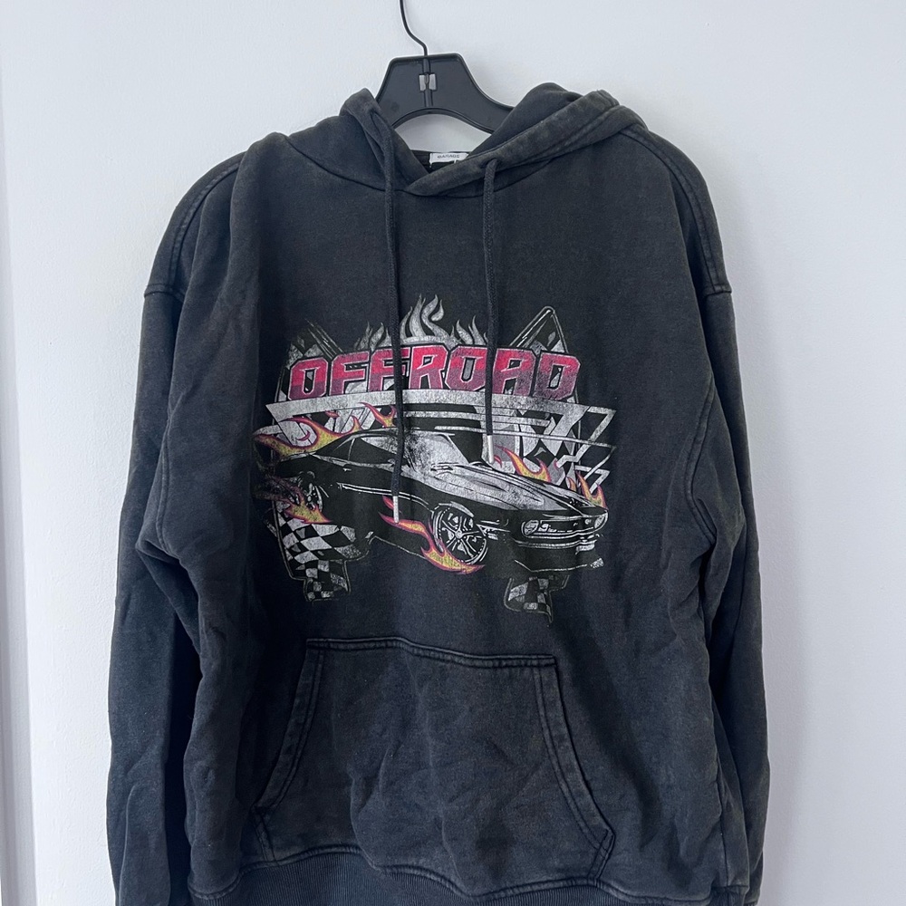 Garage Black Graphic Hoodie